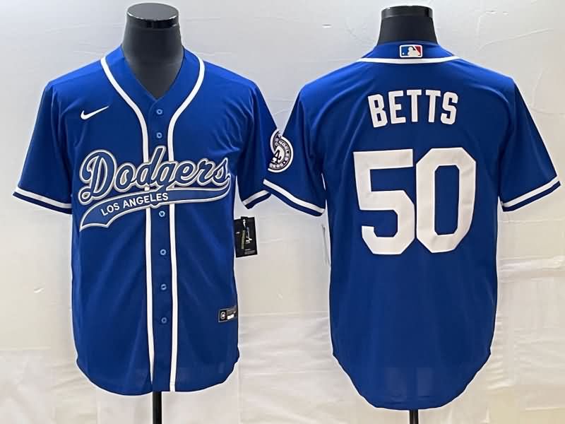 Los Angeles Dodgers Blue MLB Jersey 05