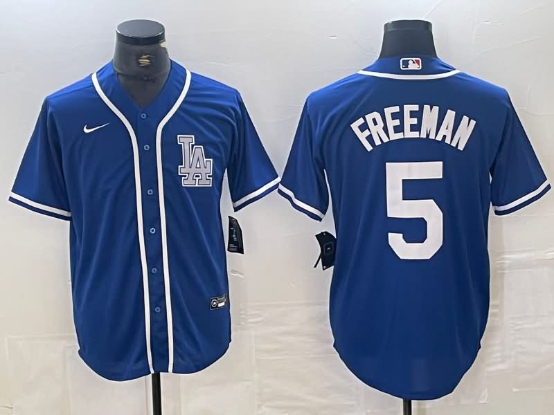 Los Angeles Dodgers Blue MLB Jersey 07