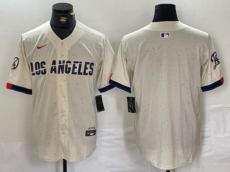 Los Angeles Dodgers Cream MLB Jersey