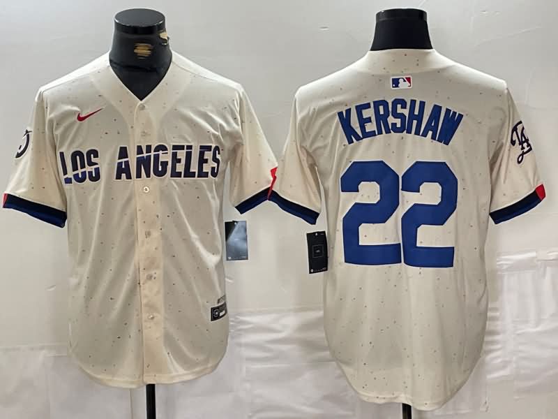 Los Angeles Dodgers Cream MLB Jersey