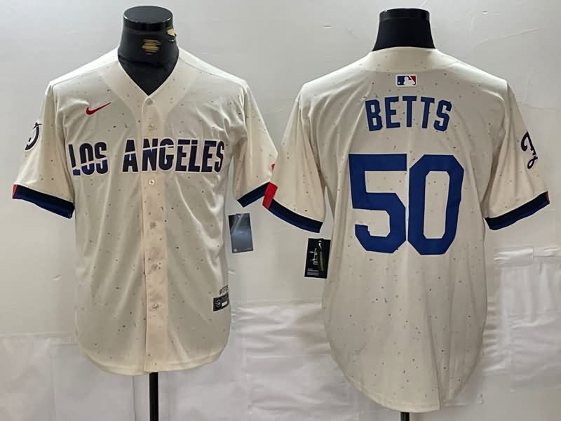 Los Angeles Dodgers Cream MLB Jersey