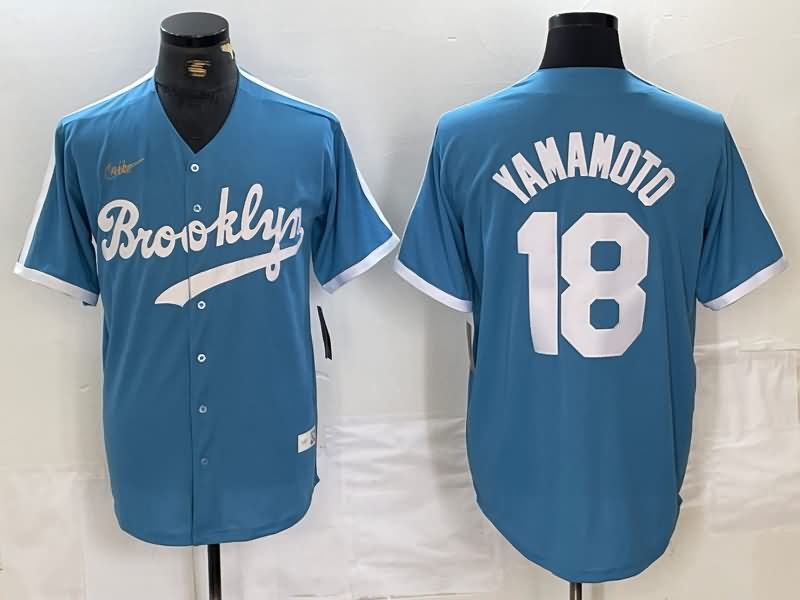 Los Angeles Dodgers Light Blue Cooperstown Collection MLB Jersey