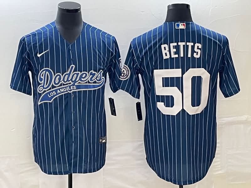 Los Angeles Dodgers Dark Blue MLB Jersey