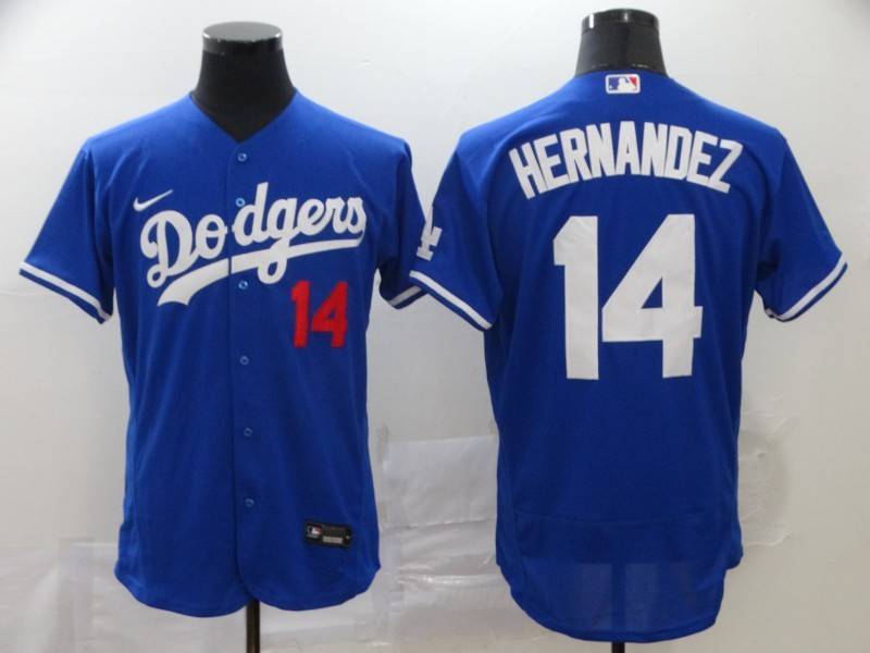 Los Angeles Dodgers Blue Elite MLB Jersey 02