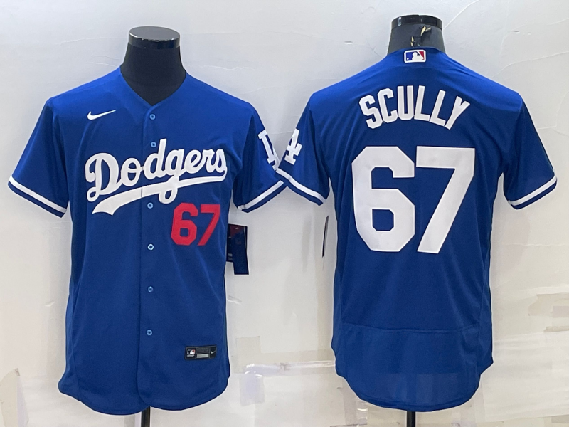 Los Angeles Dodgers Blue Elite MLB Jersey 02