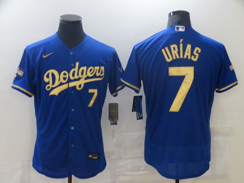 Los Angeles Dodgers Blue Gold Elite MLB Jersey