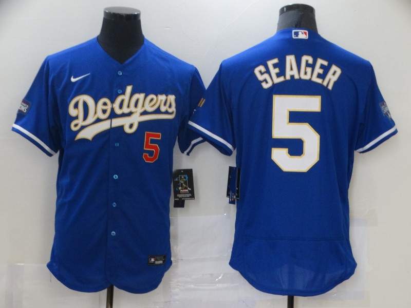 Los Angeles Dodgers Blue Champion Elite MLB Jersey