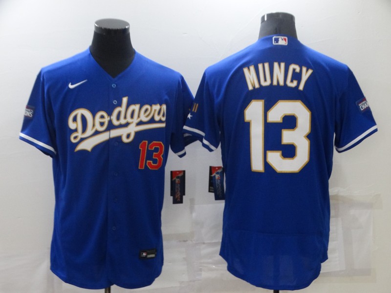 Los Angeles Dodgers Blue Champion Elite MLB Jersey