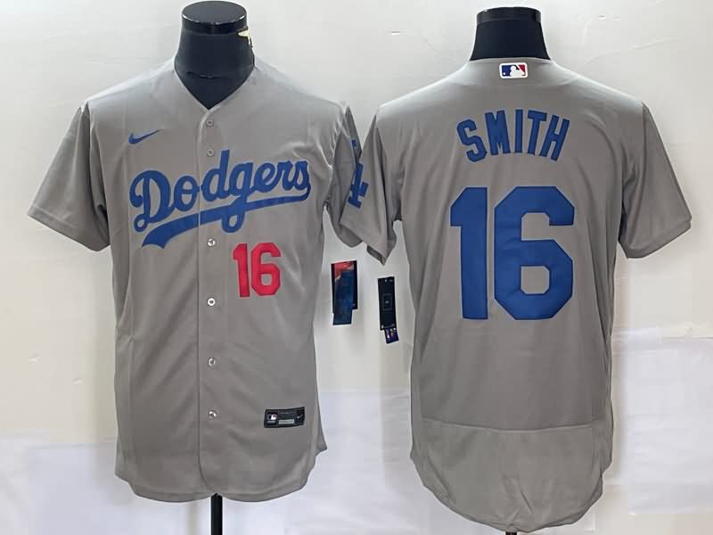 Los Angeles Dodgers Grey Elite MLB Jersey