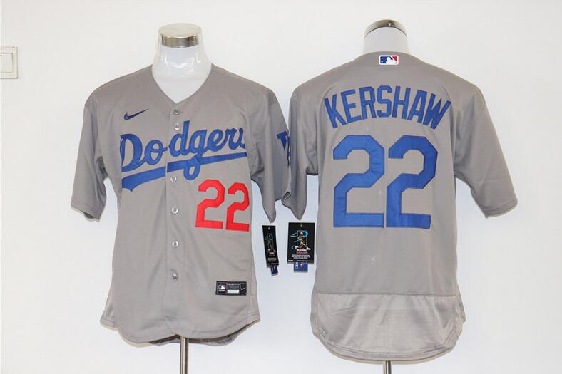 Los Angeles Dodgers Grey Elite MLB Jersey