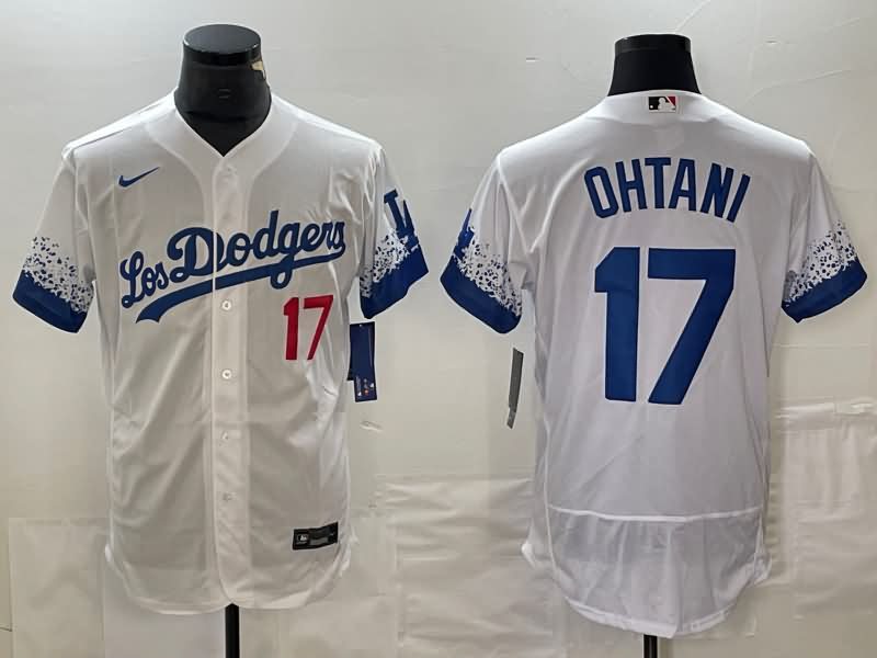 Los Angeles Dodgers White Elite MLB Jersey