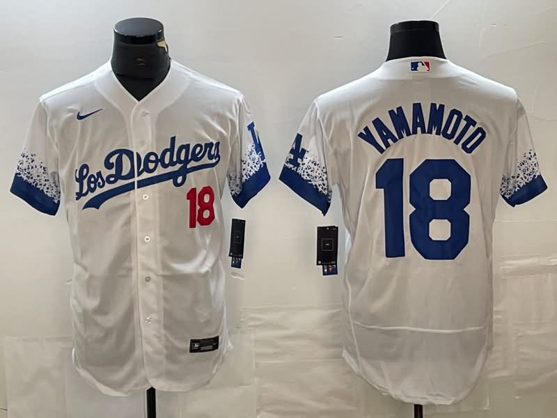 Los Angeles Dodgers White Elite MLB Jersey