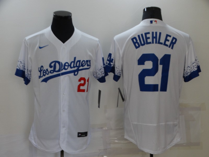 Los Angeles Dodgers White Elite MLB Jersey