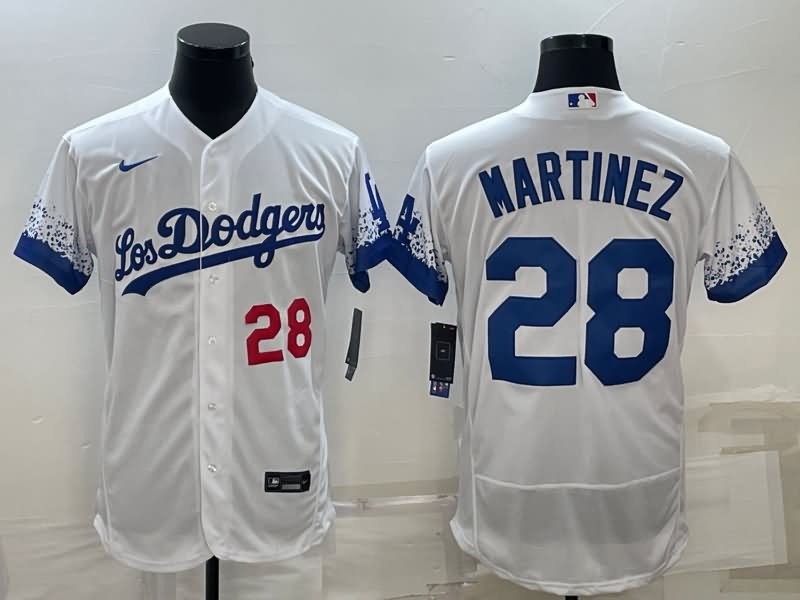 Los Angeles Dodgers White Elite MLB Jersey