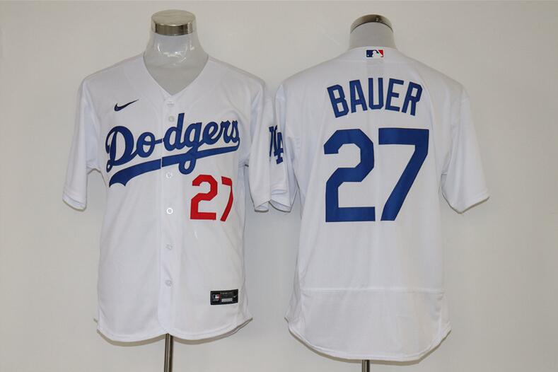 Los Angeles Dodgers White Elite MLB Jersey 02