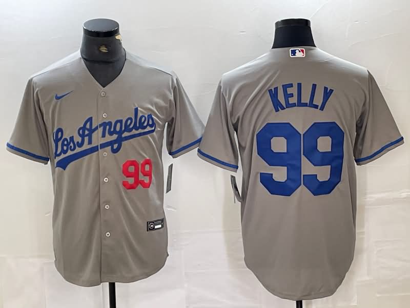 Los Angeles Dodgers Grey MLB Jersey