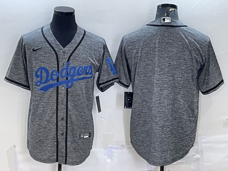 Los Angeles Dodgers Grey MLB Jersey 03