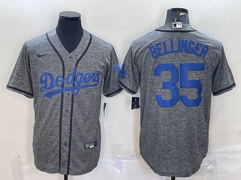 Los Angeles Dodgers Grey MLB Jersey 03