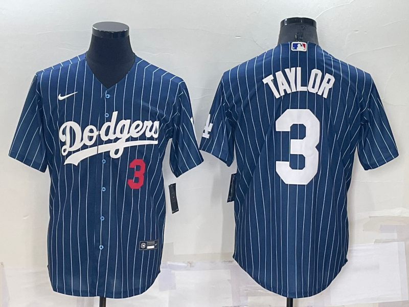 Los Angeles Dodgers Dark Blue Retro MLB Jersey