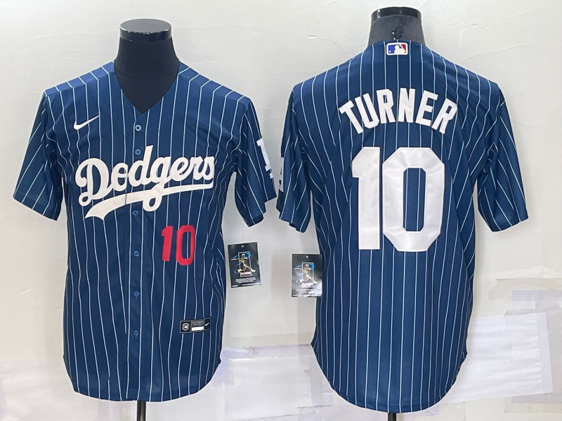 Los Angeles Dodgers Dark Blue Retro MLB Jersey