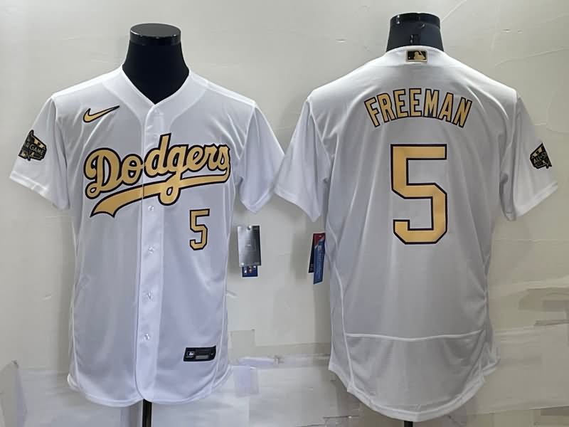 Los Angeles Dodgers White ALL STAR Elite MLB Jersey