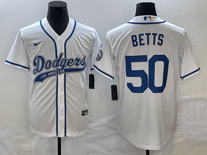 Los Angeles Dodgers White MLB Jersey 05