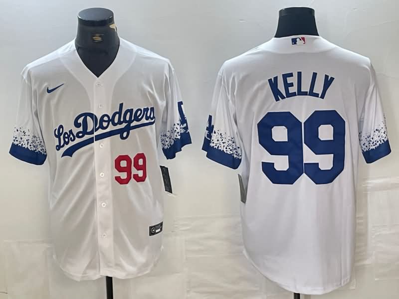 Los Angeles Dodgers White MLB Jersey 06