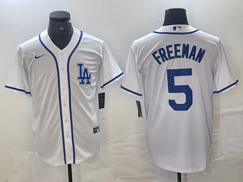 Los Angeles Dodgers White MLB Jersey 07