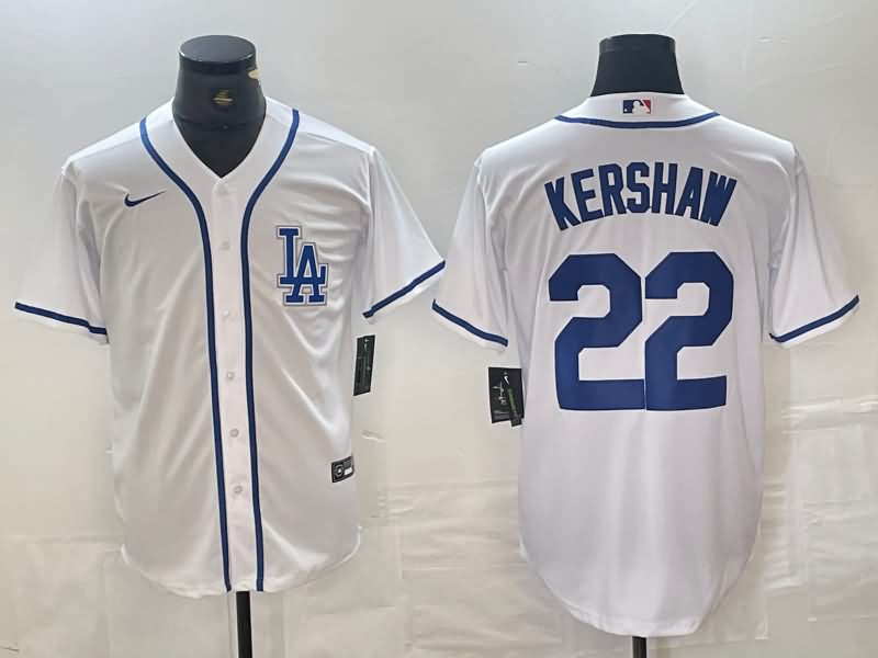 Los Angeles Dodgers White MLB Jersey 07