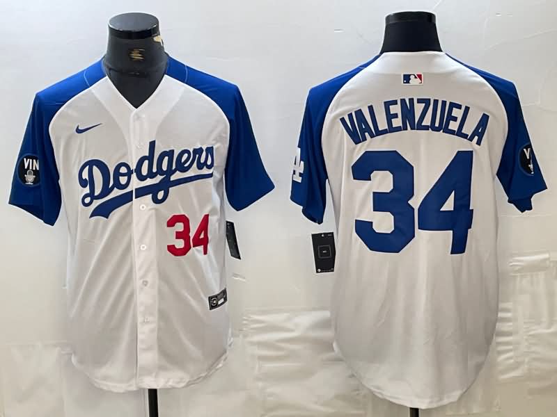 Los Angeles Dodgers White MLB Jersey 08