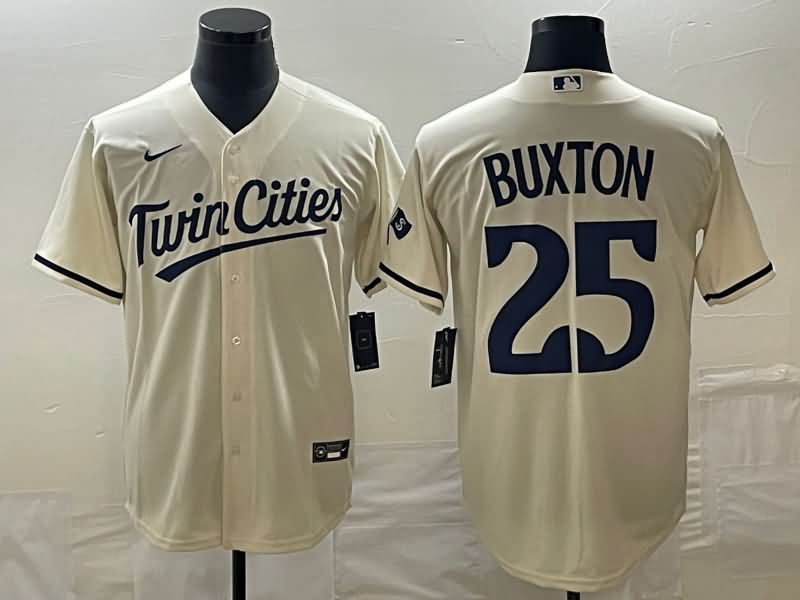 Minnesota Twins Cream MLB Jersey