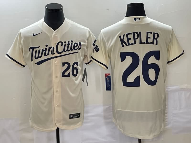 Minnesota Twins Cream Elite MLB Jersey