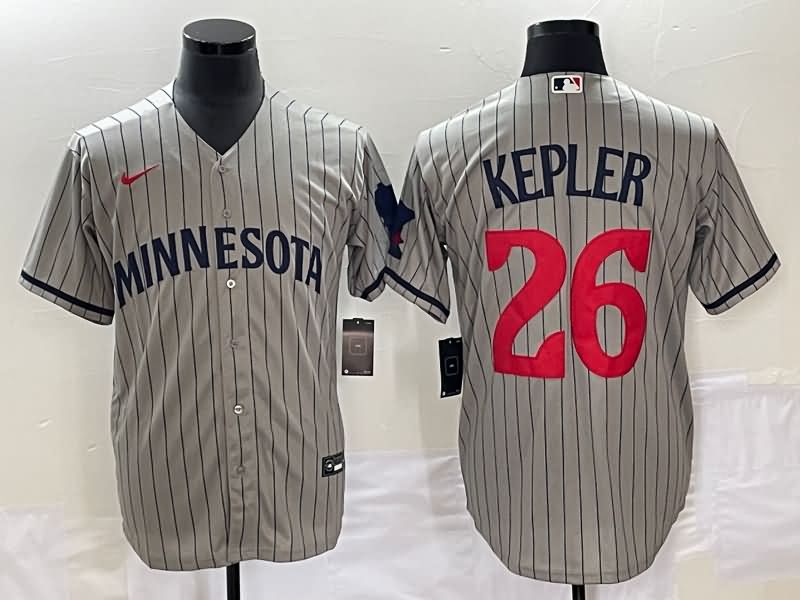 Minnesota Twins Grey MLB Jersey