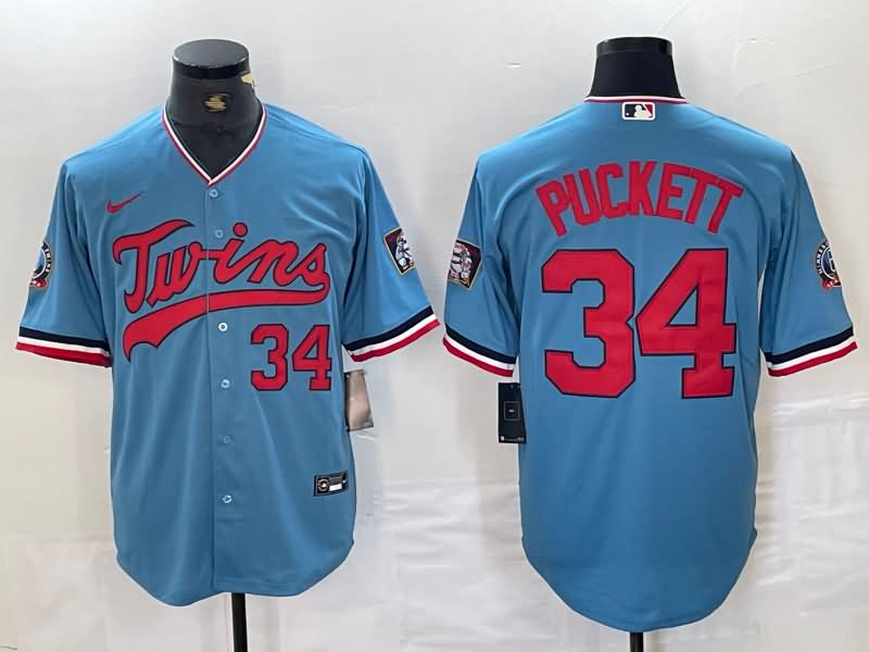 Minnesota Twins Light Blue MLB Jersey