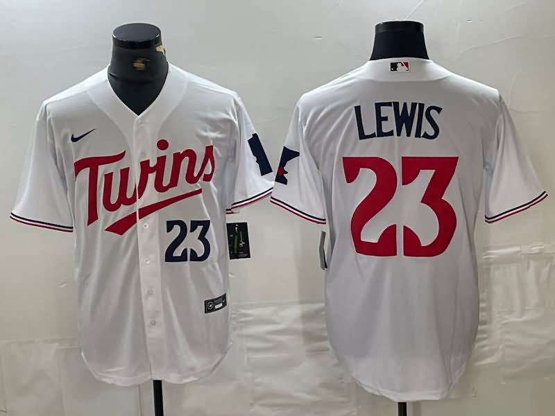 Minnesota Twins White MLB Jersey 02