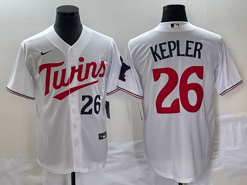 Minnesota Twins White MLB Jersey 02