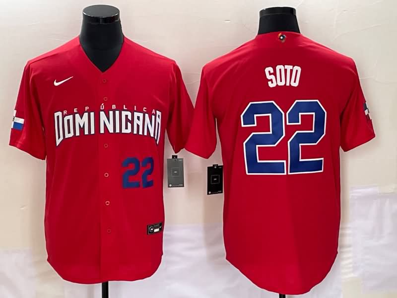 Dominicana Red Baseball Jersey