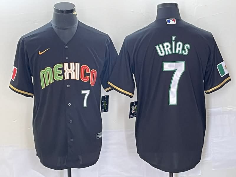 Mexico Black Baseball Jersey 08