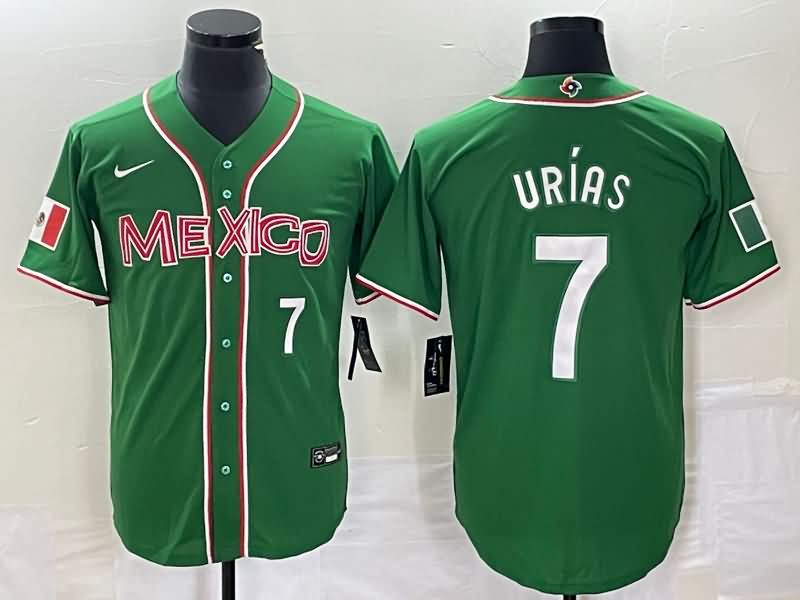 Mexico Green Baseball Jersey 05