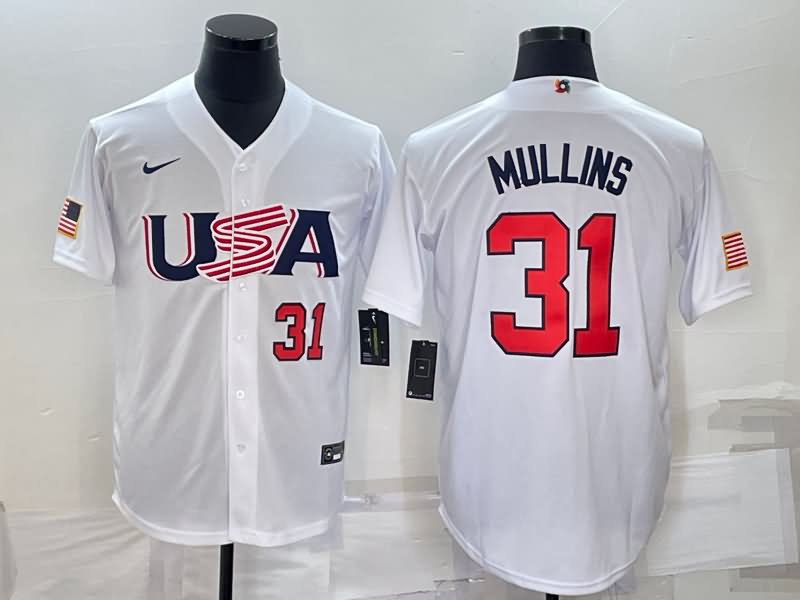 USA White Baseball Jersey