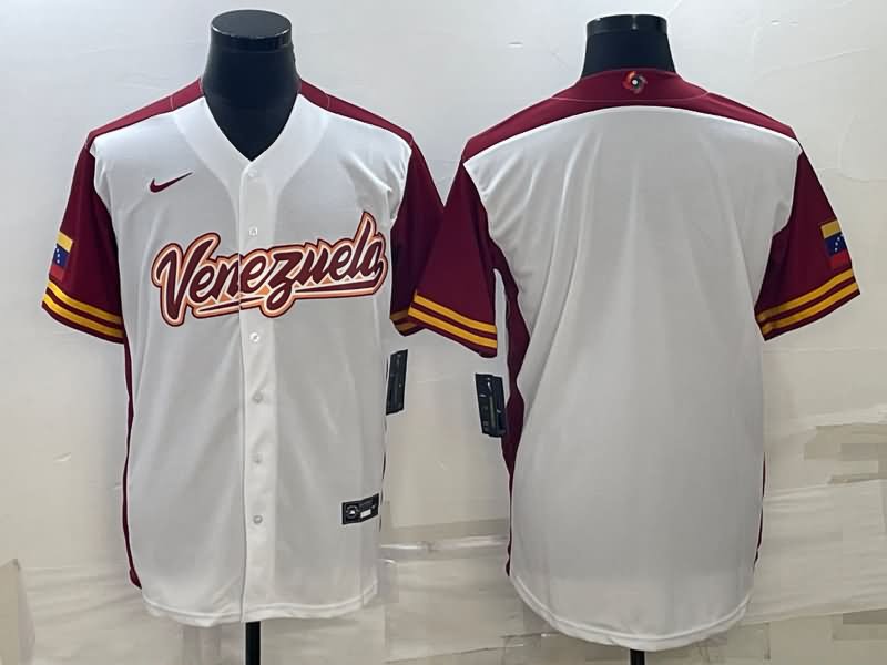 Venezuela White Baseball Jersey