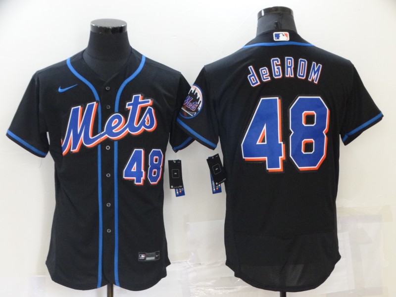 New York Mets Black Elite MLB Jersey