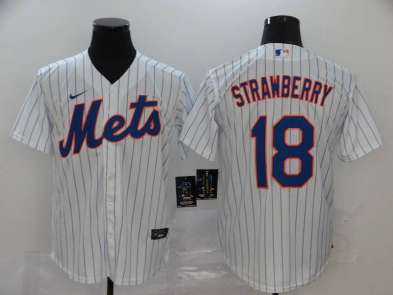 New York Mets White MLB Jersey