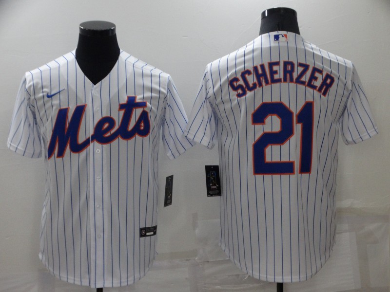 New York Mets White MLB Jersey