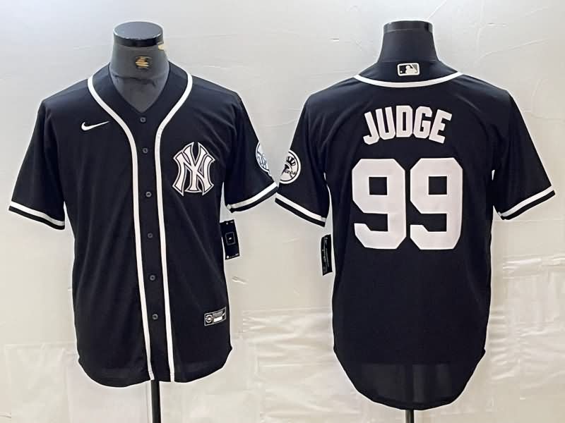 New York Yankees Black MLB Jersey 03