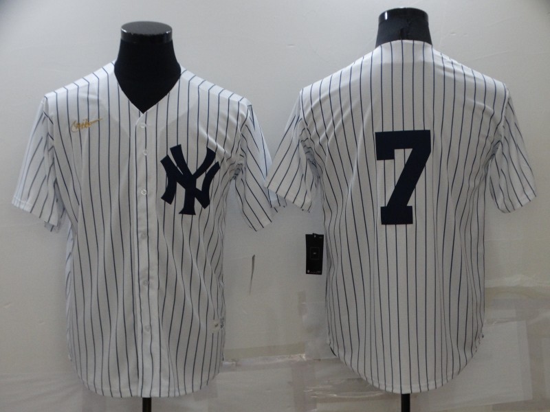 New York Yankees White Cooperstown Collection MLB Jersey