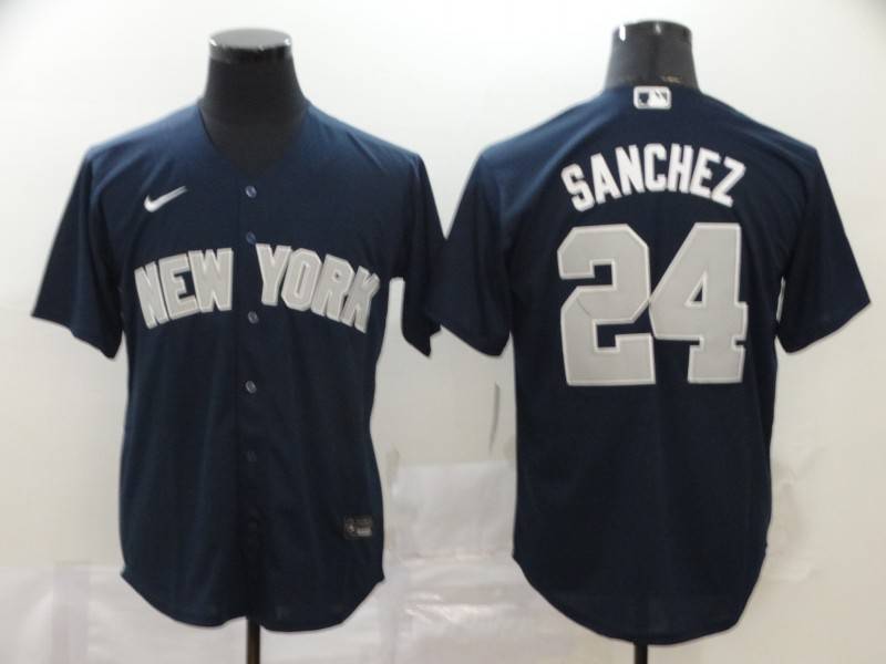 New York Yankees Dark Blue MLB Jersey