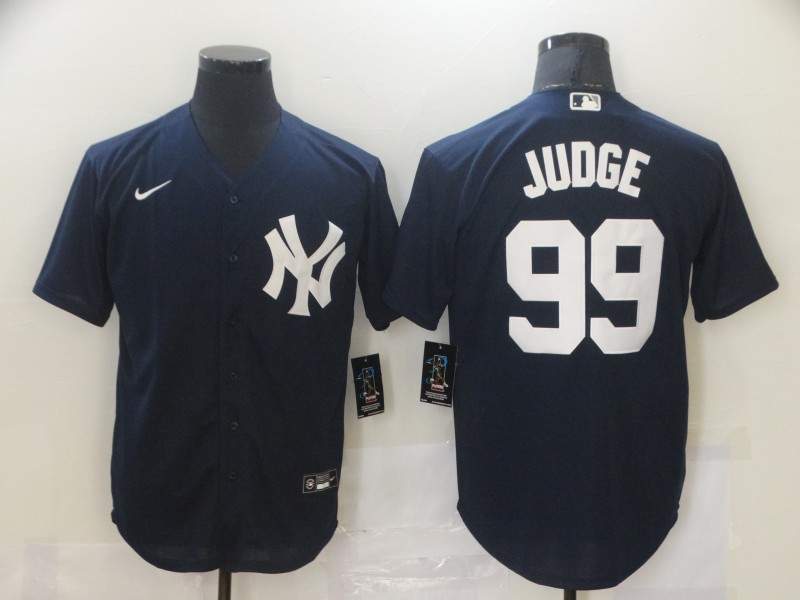 New York Yankees Dark Blue MLB Jersey 02