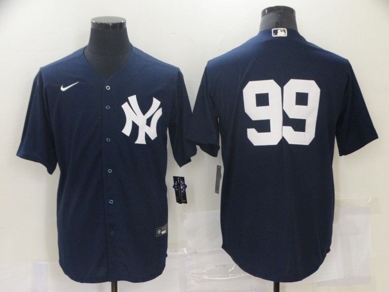 New York Yankees Dark Blue MLB Jersey 02