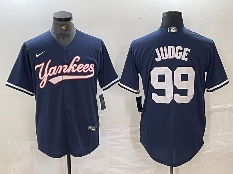 New York Yankees Dark Blue MLB Jersey 04